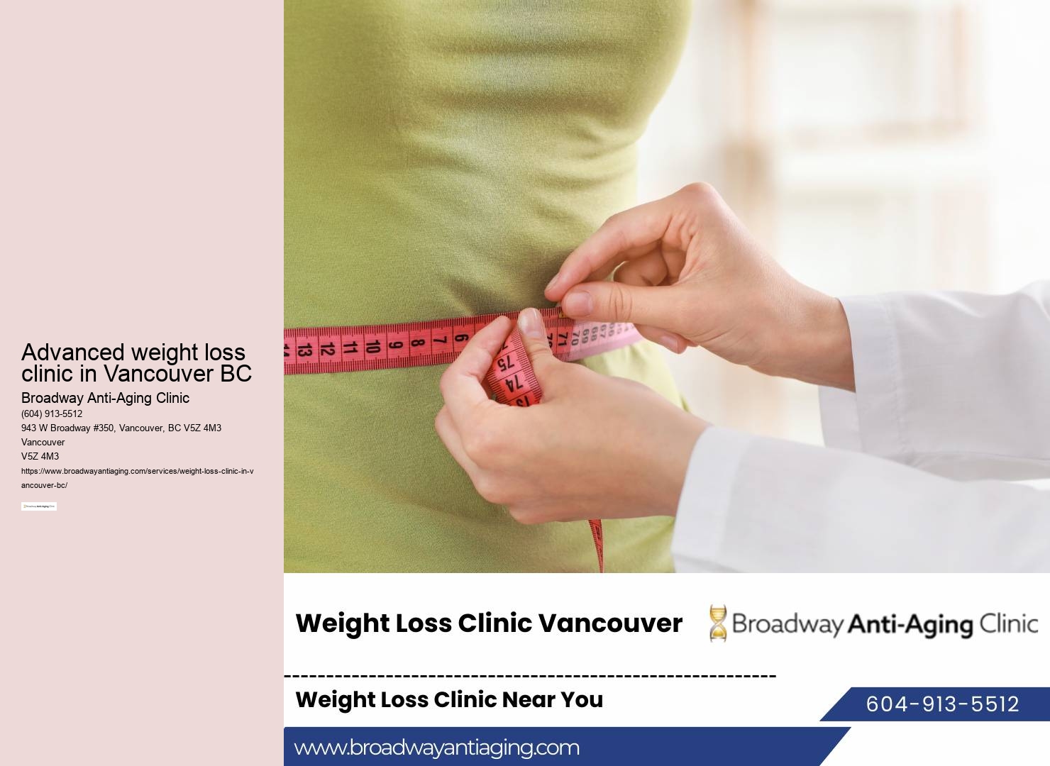 Vancouver Wellness Clinic for Weight Loss
