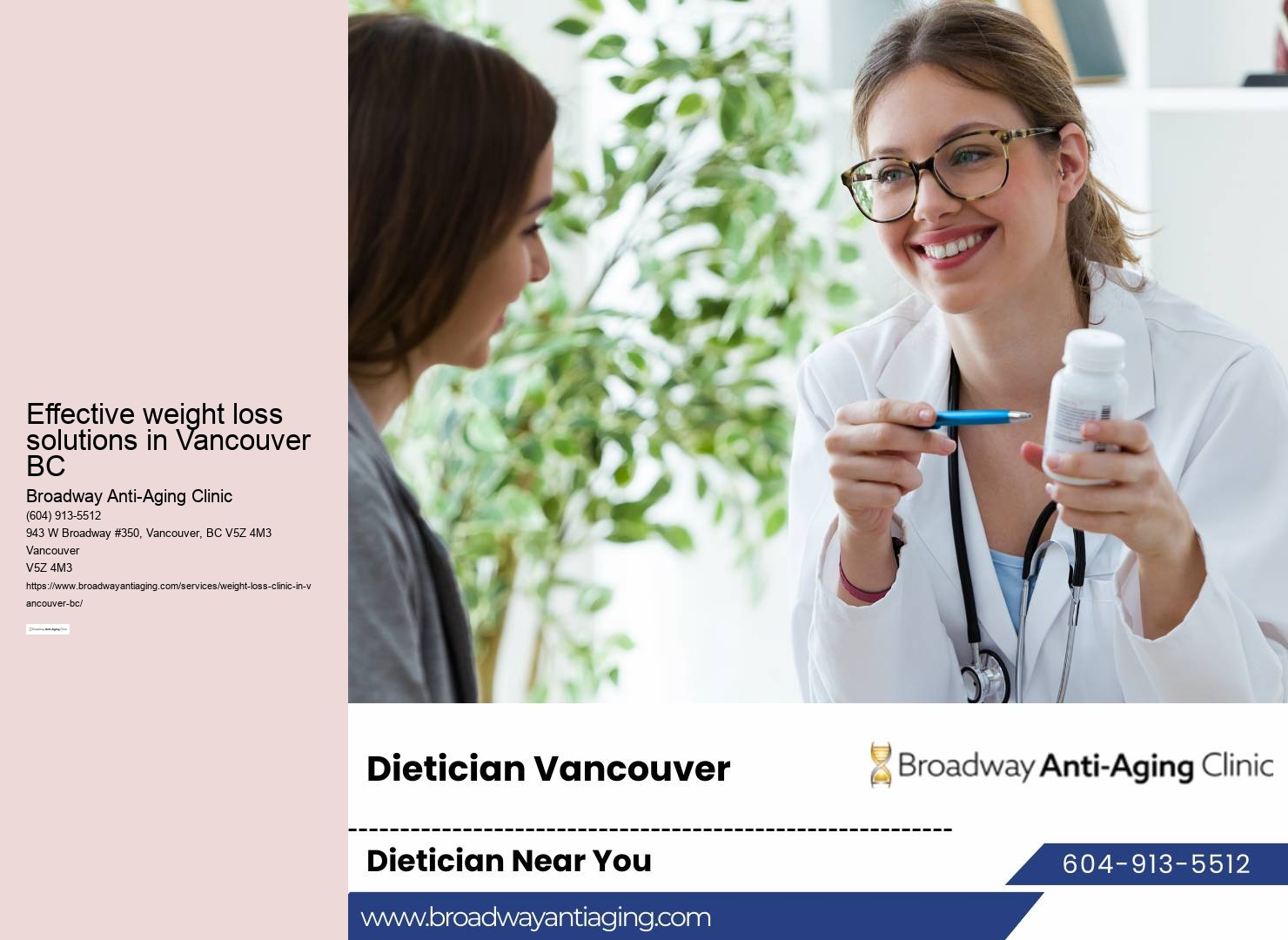 Professional weight management in Vancouver