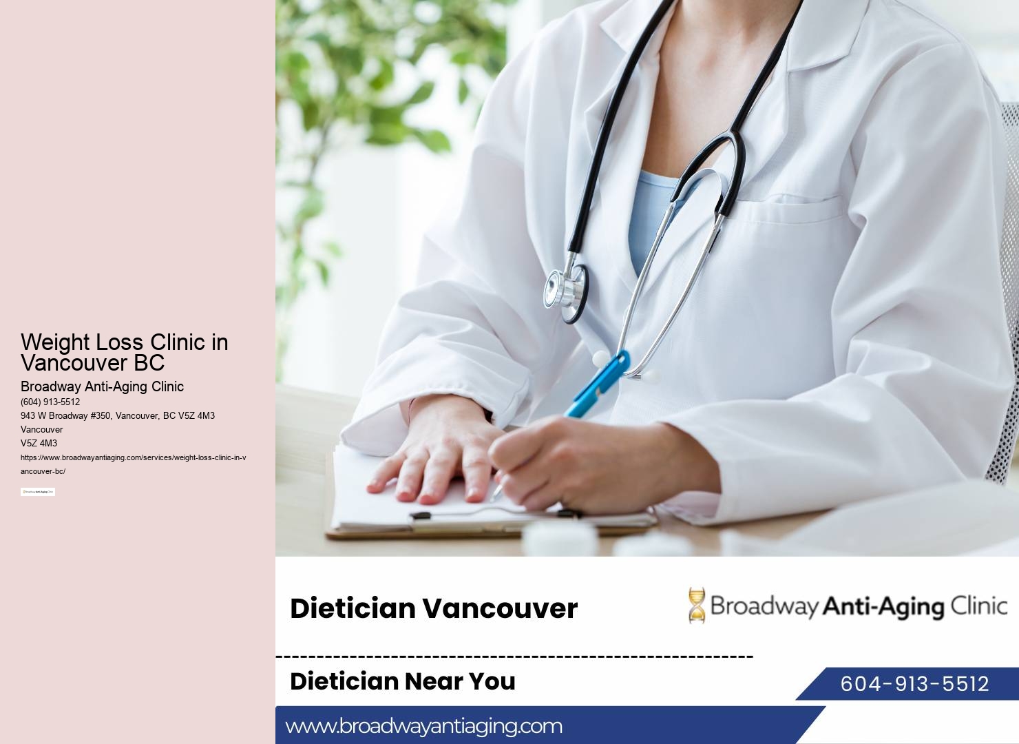 Customized weight loss programs in Vancouver BC