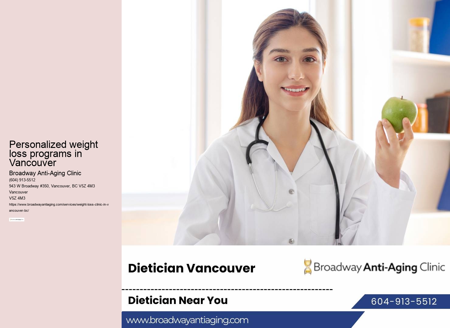 Vancouver BC obesity management