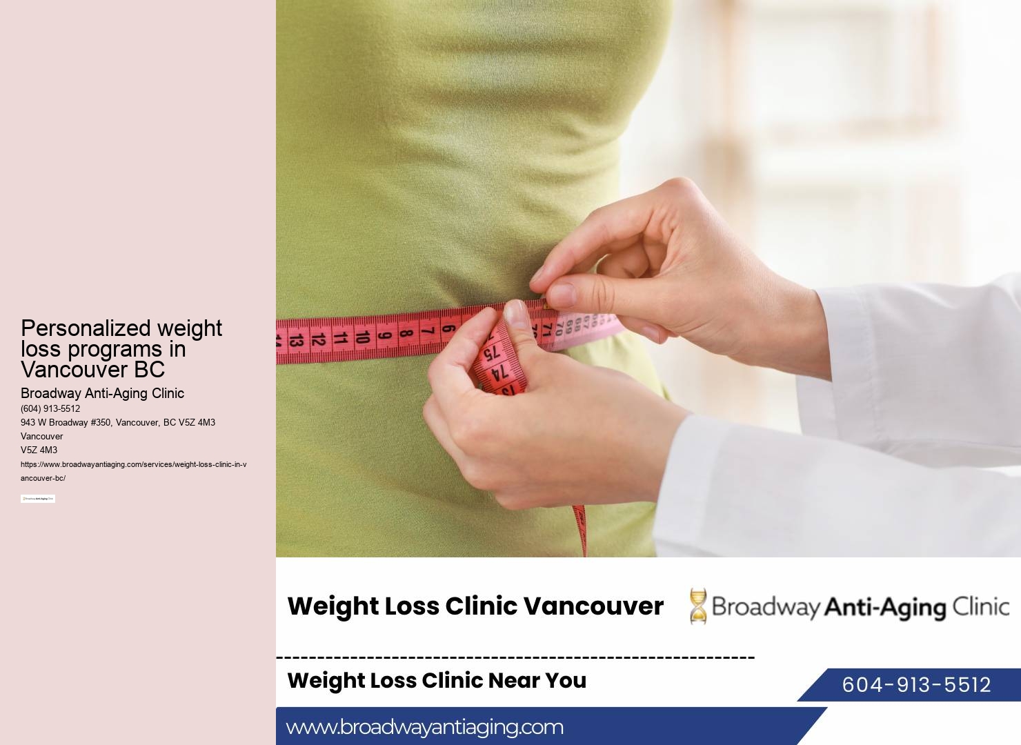 Affordable weight loss clinic Vancouver