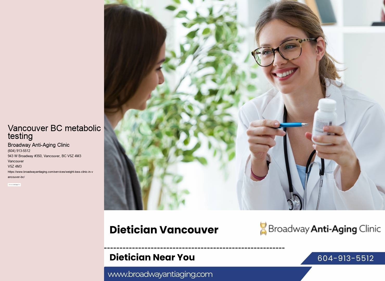 Vancouver's premier wellness clinic for weight loss