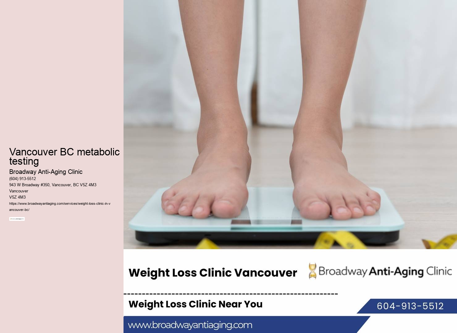 Vancouver's premier weight control center