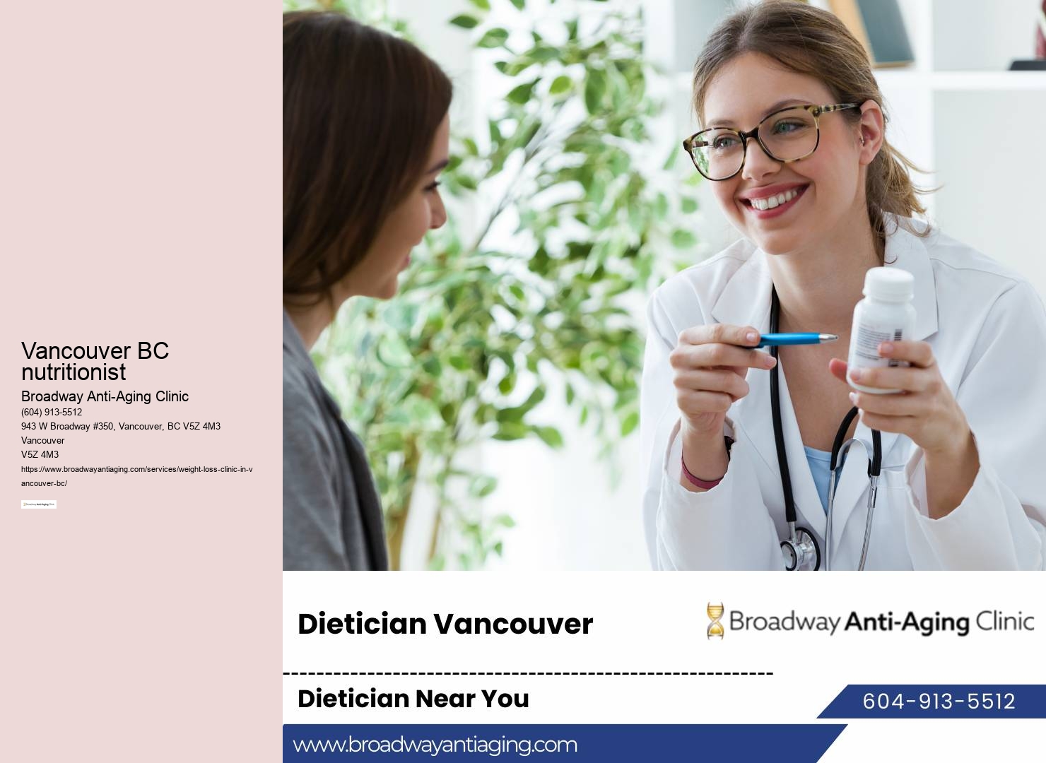 Vancouver holistic nutritionist services