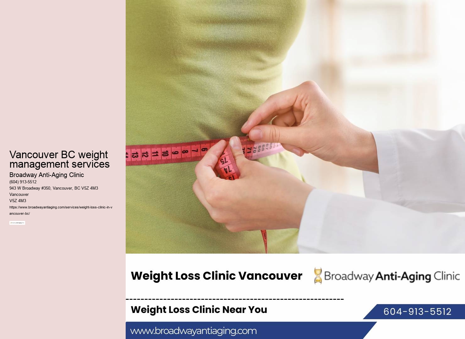 Professional weight loss counseling Vancouver