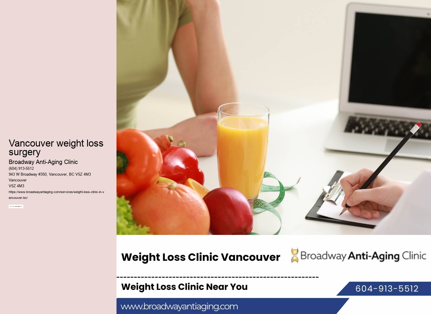 Personalized weight loss assistance in Vancouver
