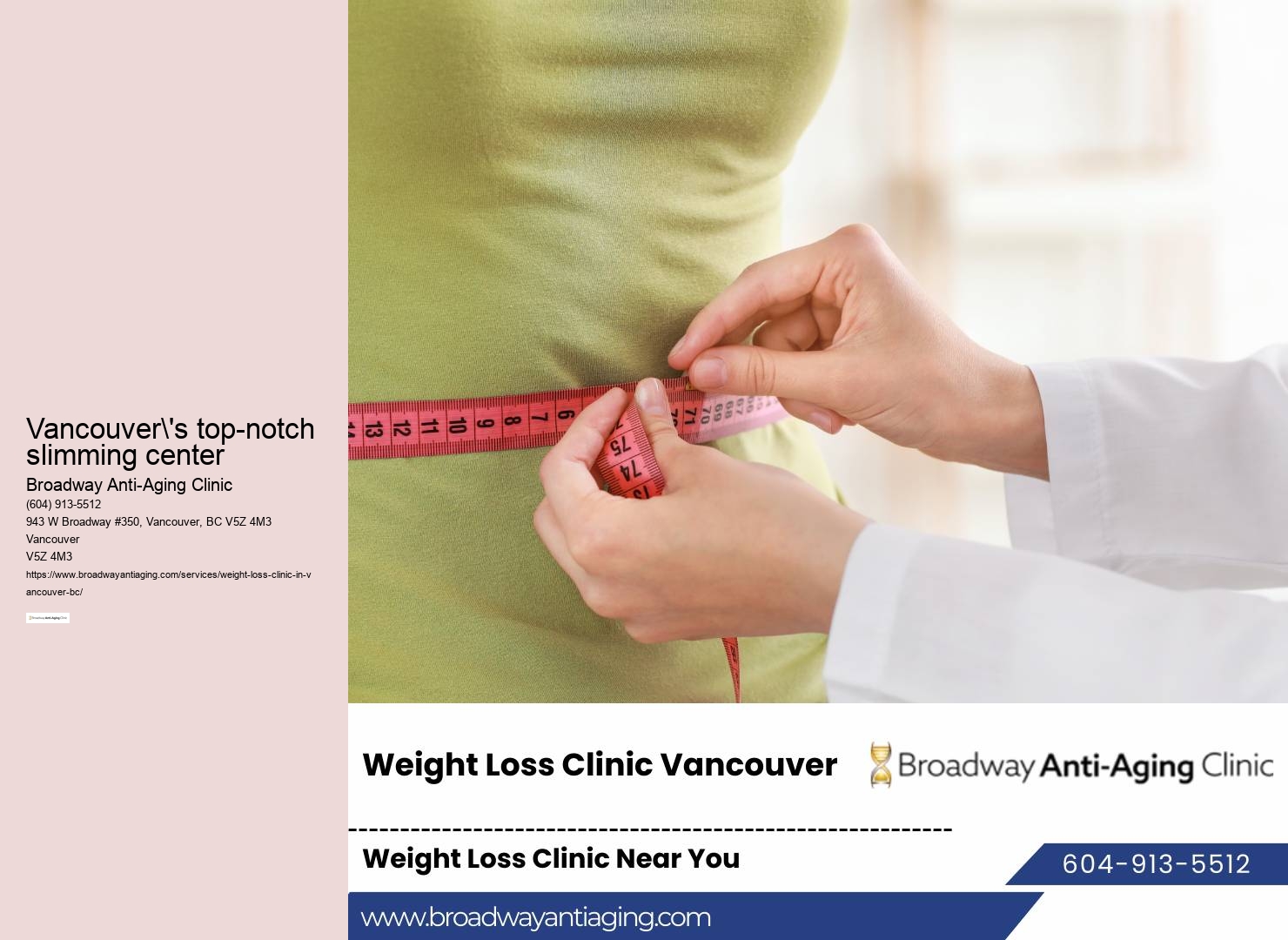 BC weight loss advice