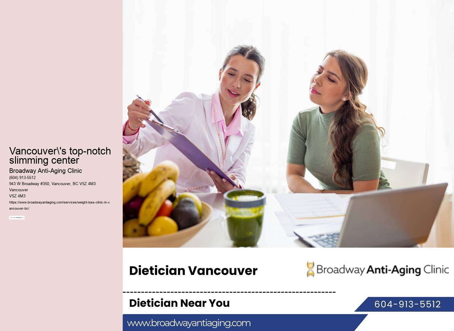 Professional weight loss management Vancouver