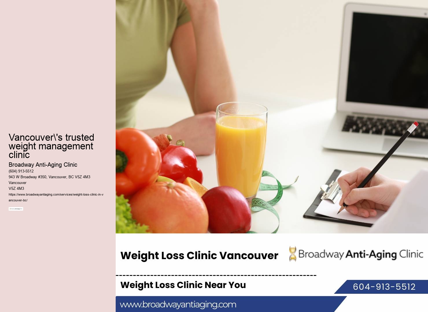Vancouver nutrition and fitness plans