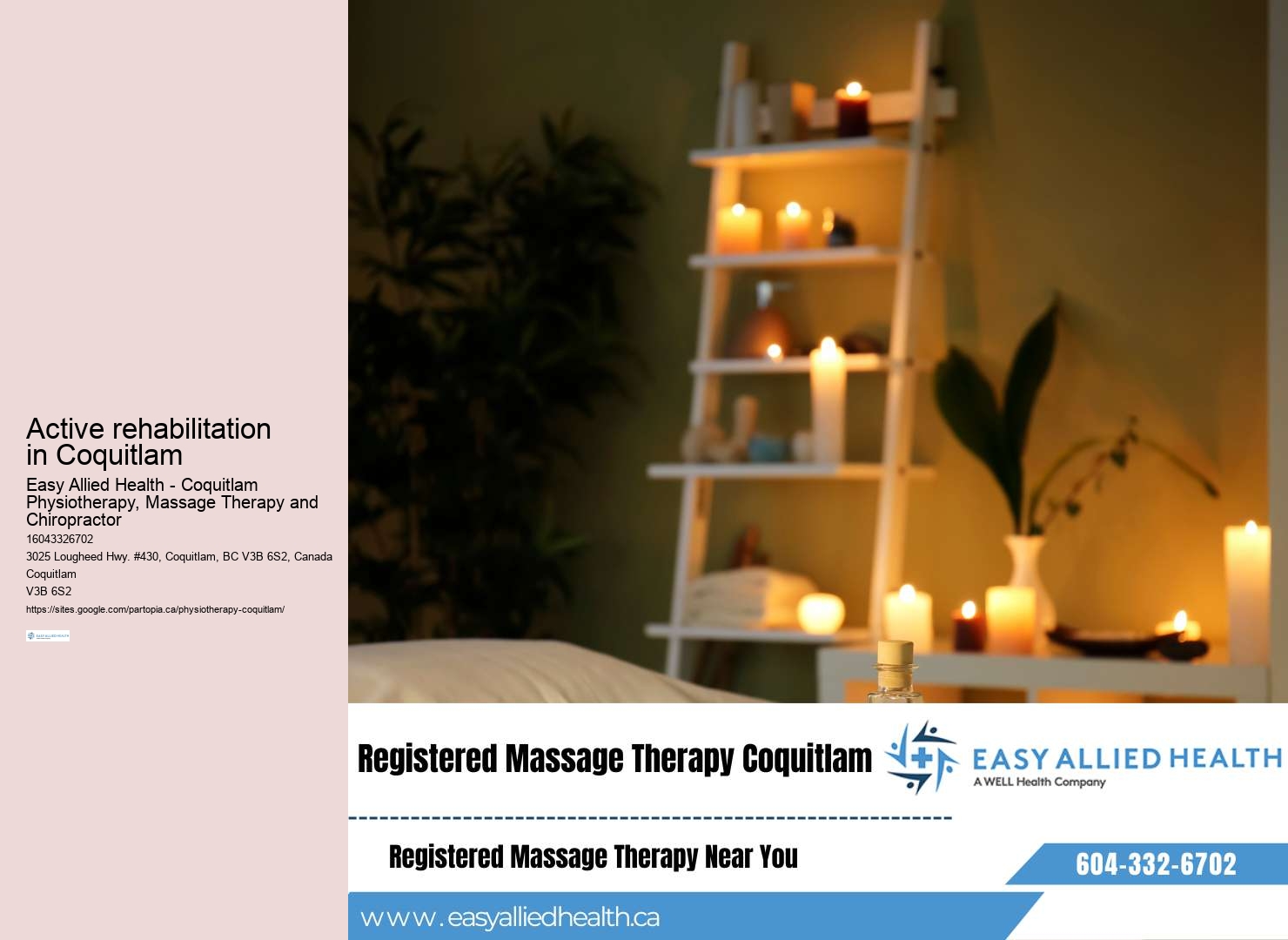 Shoulder pain physiotherapy in Coquitlam