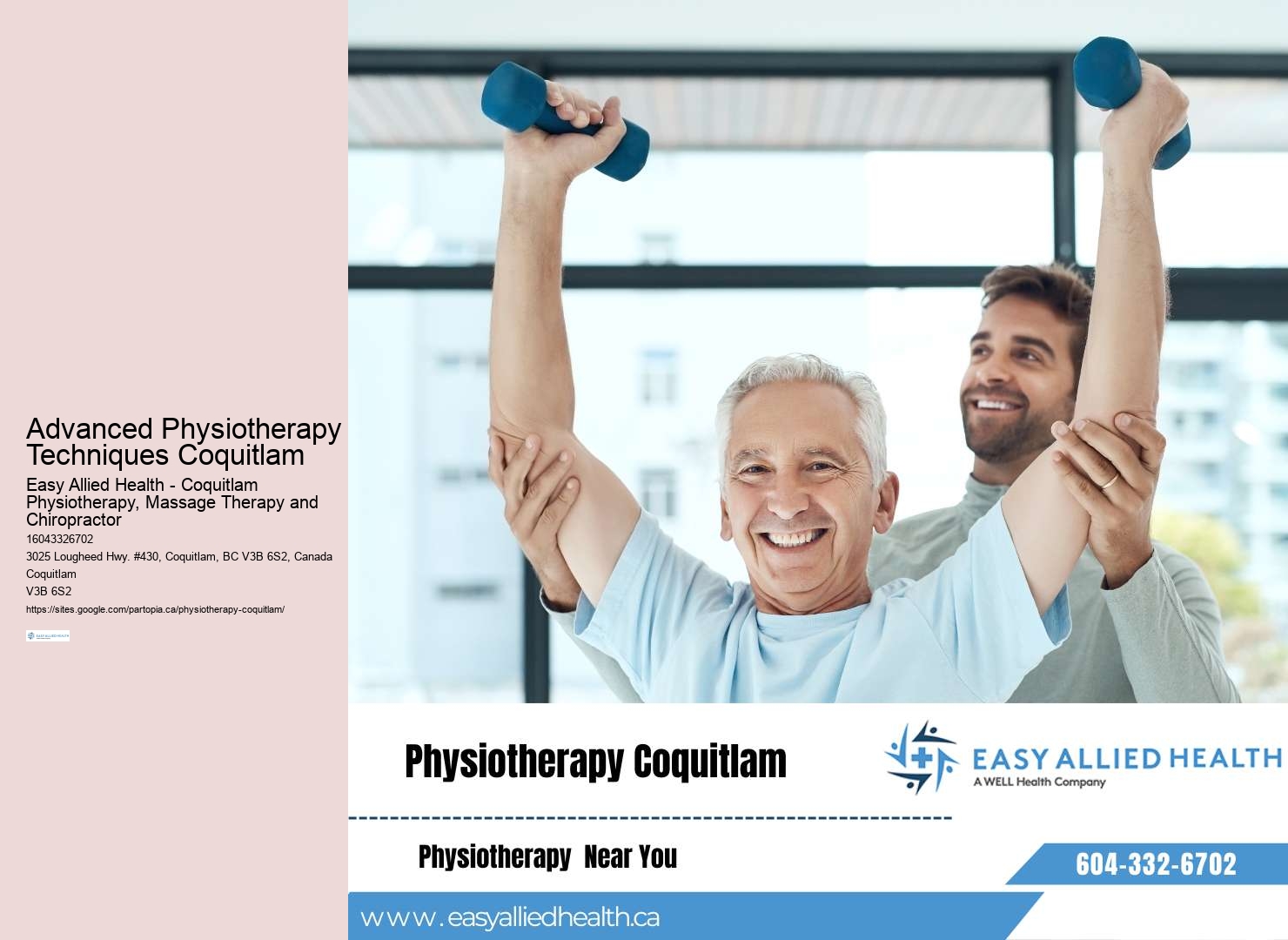 Thorough physiotherapy evaluations Coquitlam BC
