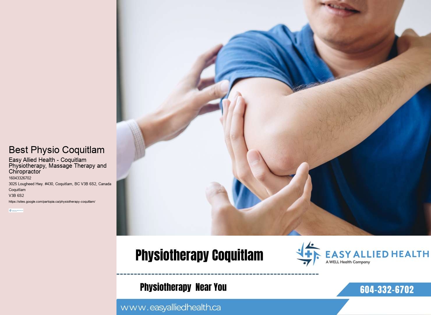 Expert orthopedic physiotherapy services in Coquitlam