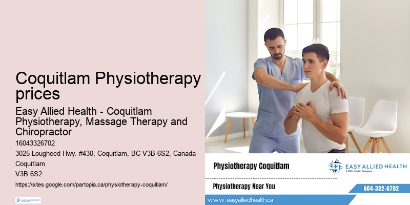 Coquitlam Physiotherapy prices