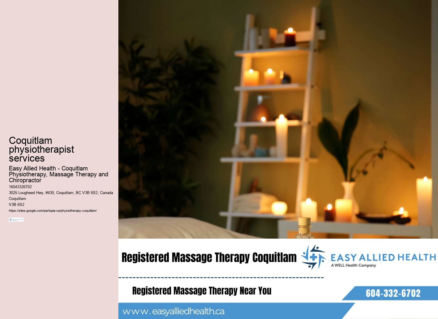 Trusted Coquitlam physiotherapy clinic for therapy