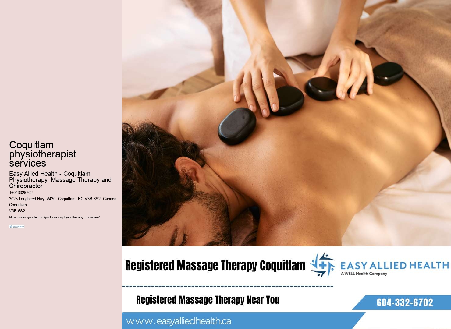 Expert Coquitlam physiotherapist