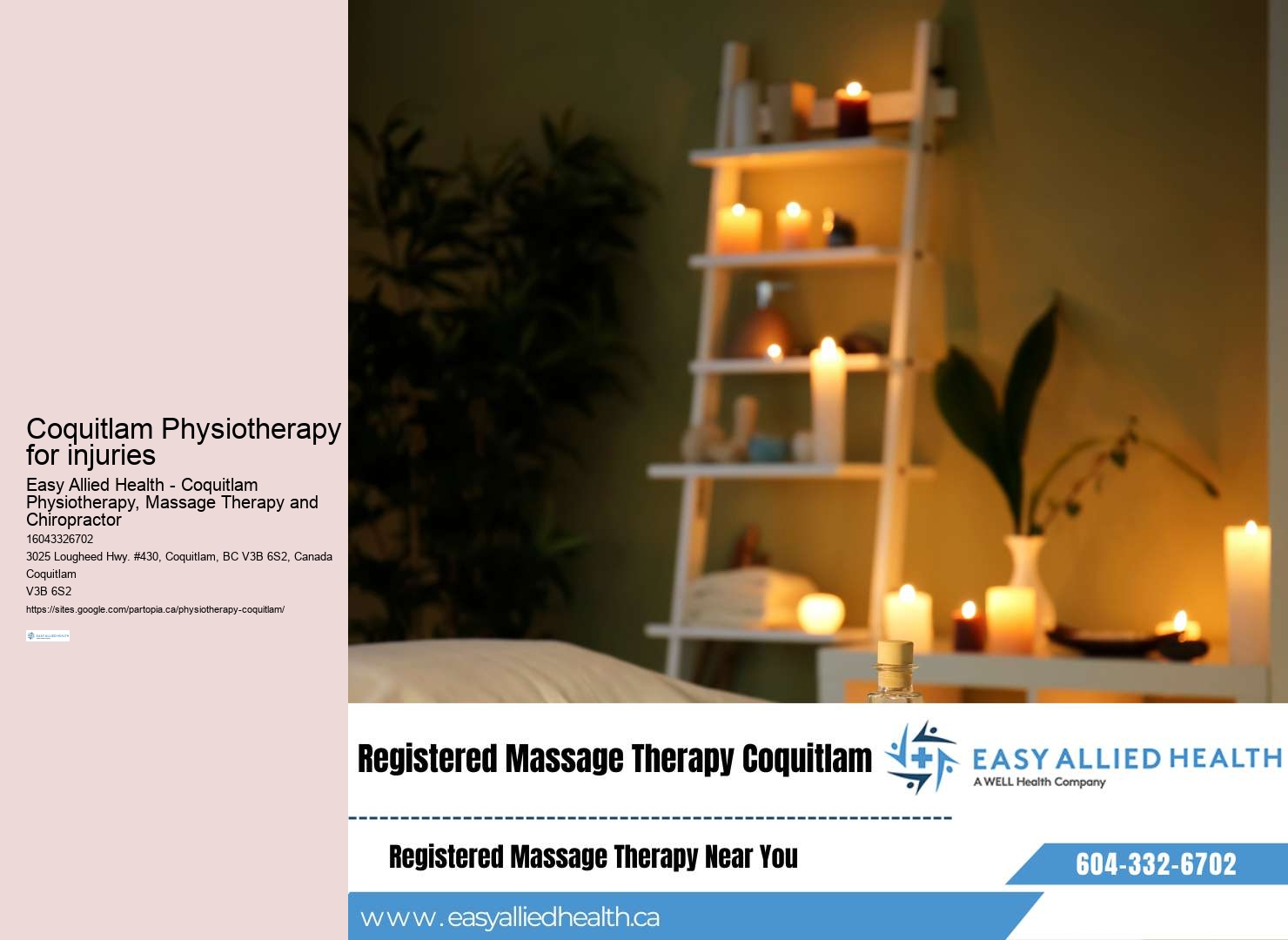 Recognized as the best physiotherapy clinic in Coquitlam BC