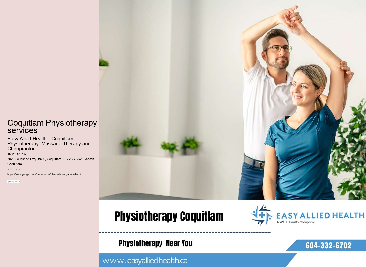 Comprehensive sports injury rehab Coquitlam BC