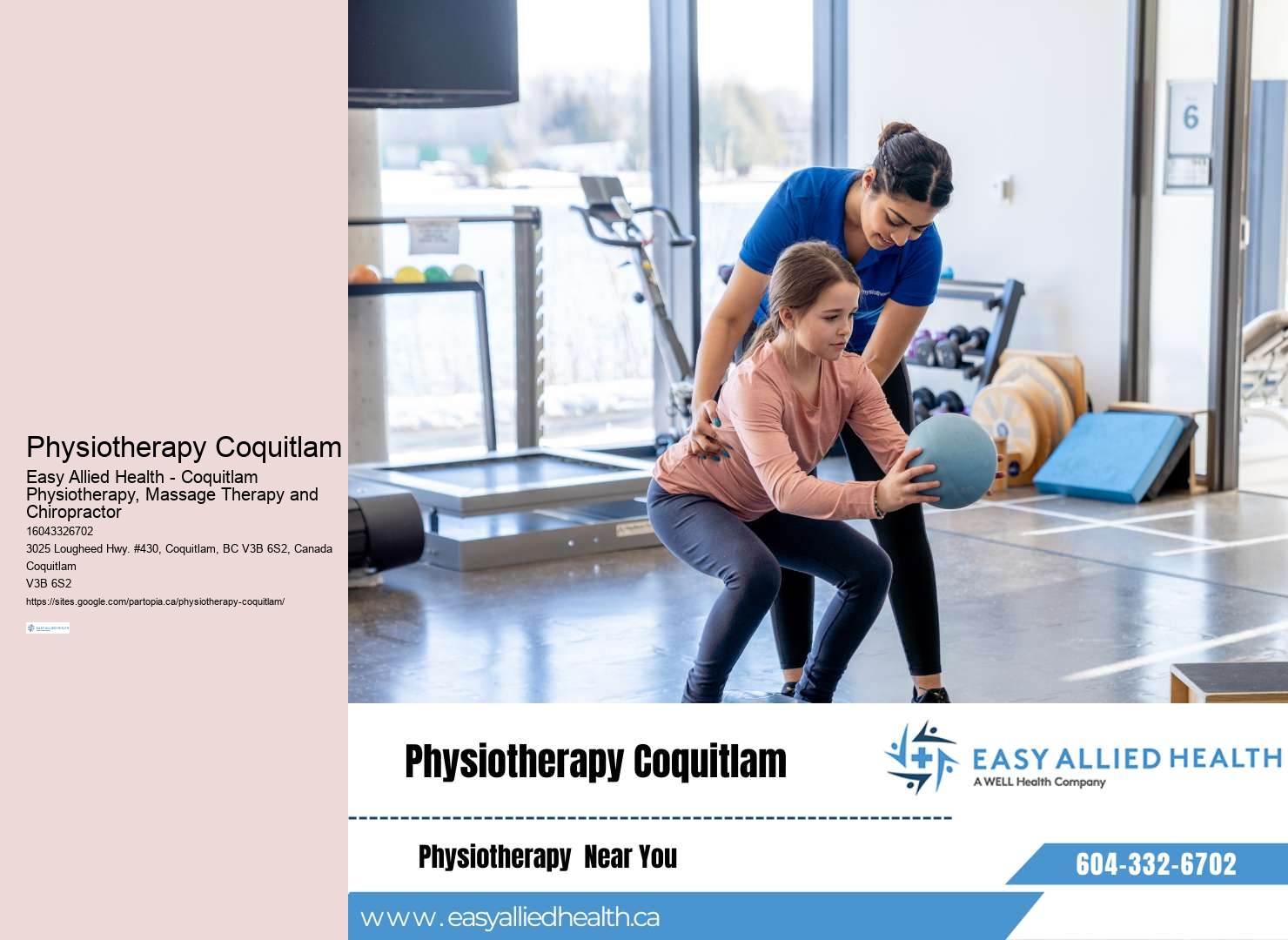 Comprehensive rehabilitation programs Coquitlam