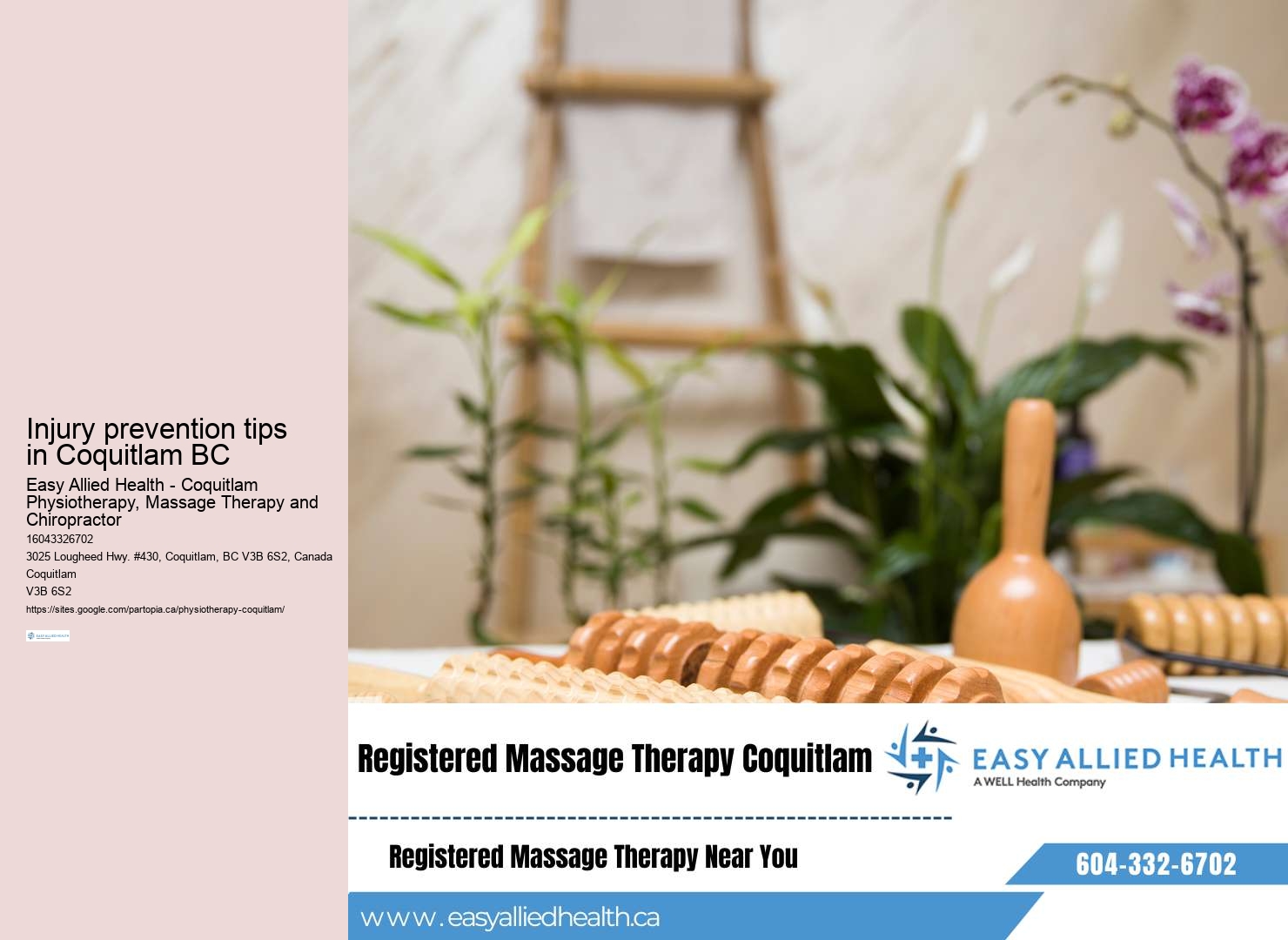 Leading private physiotherapy in Coquitlam