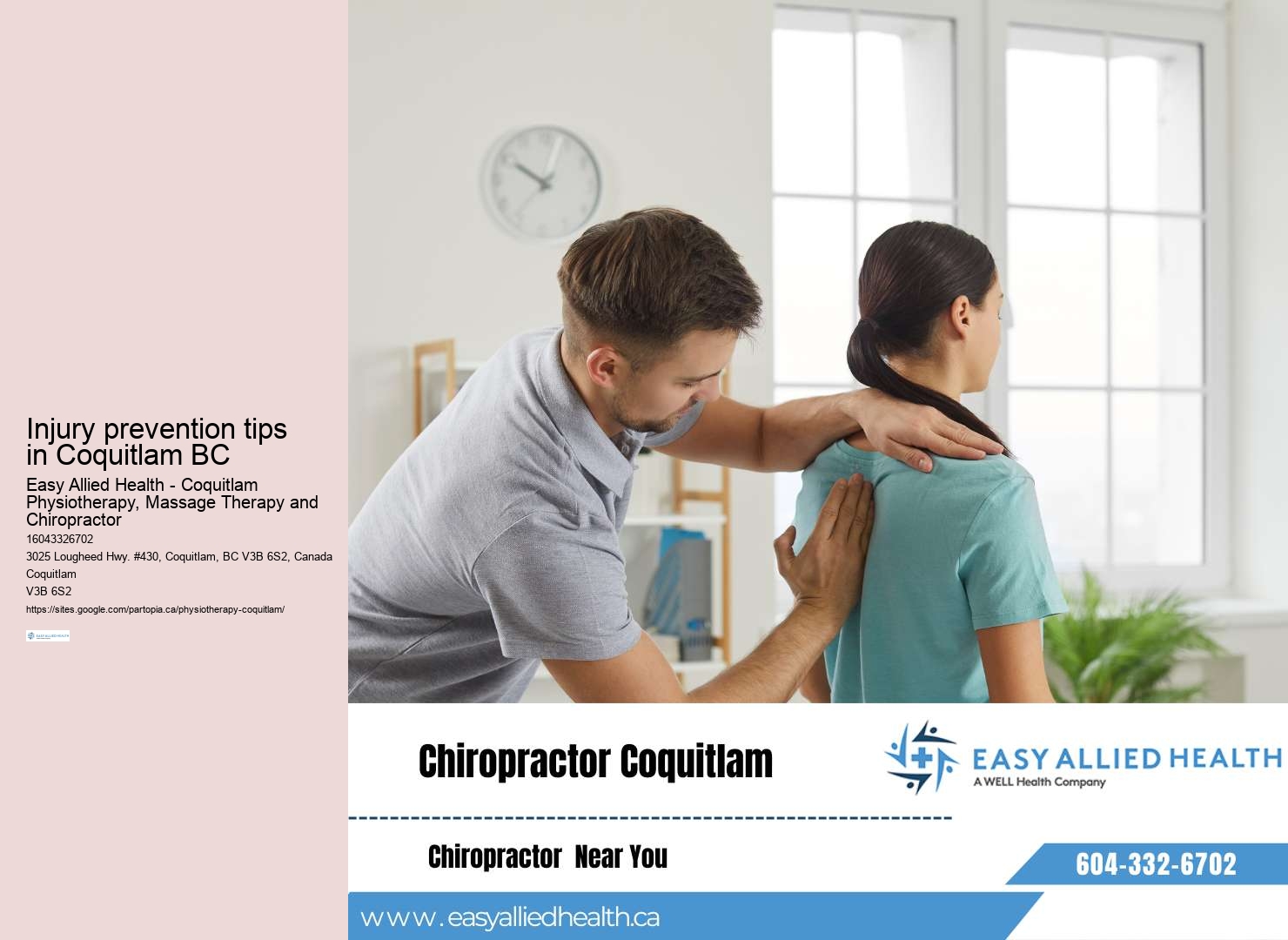 Rehabilitation services in Coquitlam BC