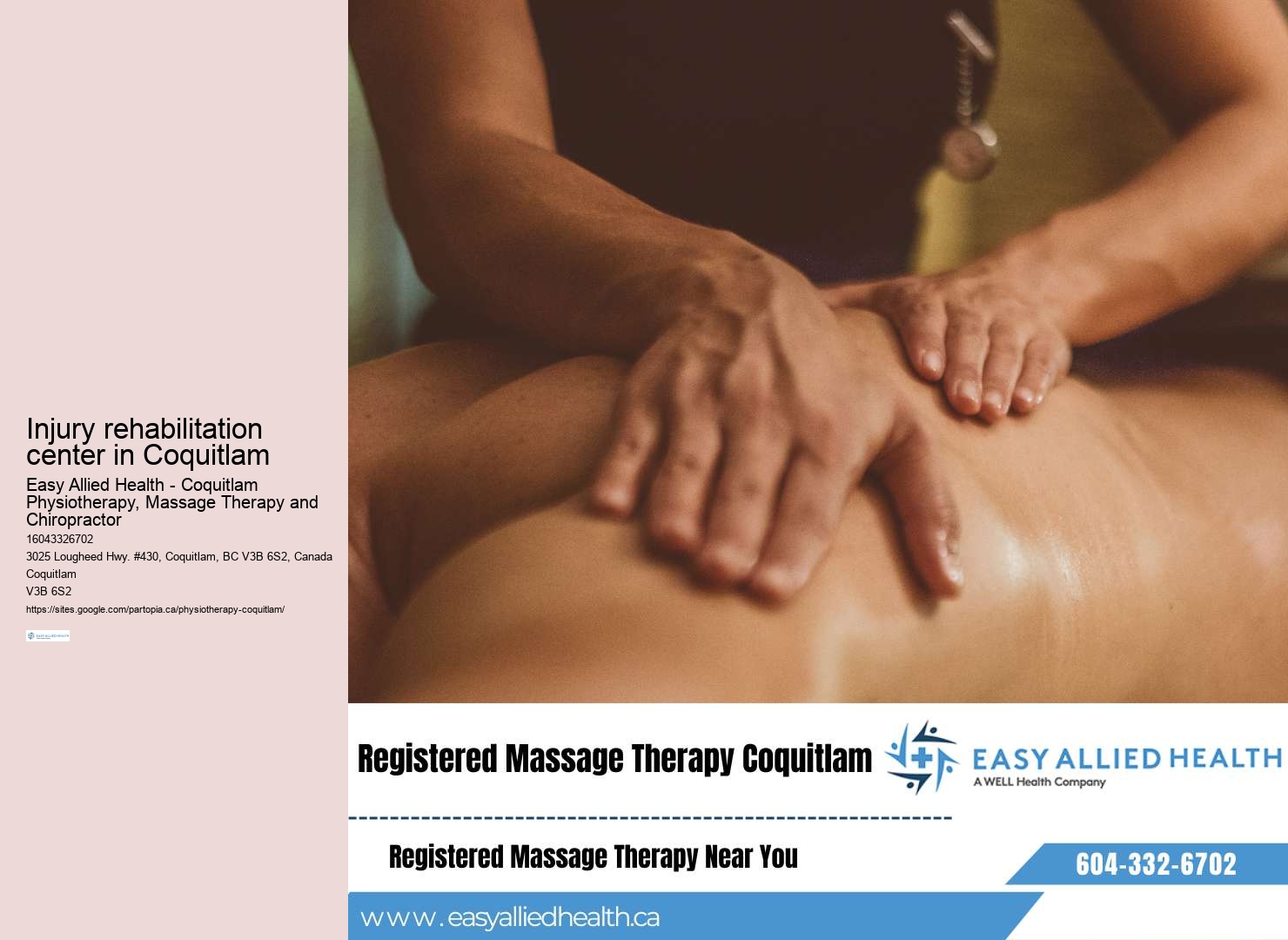 Coquitlam Physiotherapy for pelvic floor dysfunction