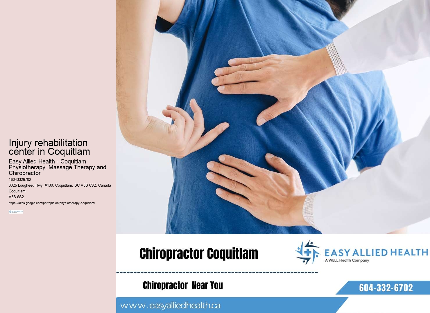 Leading physiotherapy solutions Coquitlam