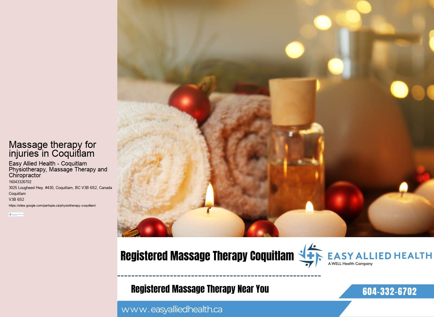 Specialized physiotherapy treatment in Coquitlam BC
