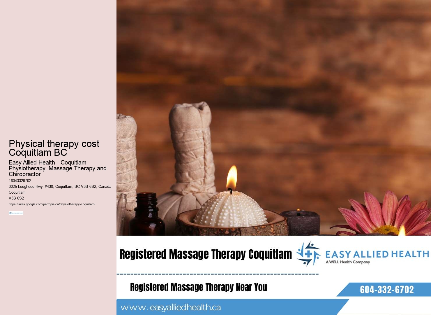 Professional manual therapy Coquitlam