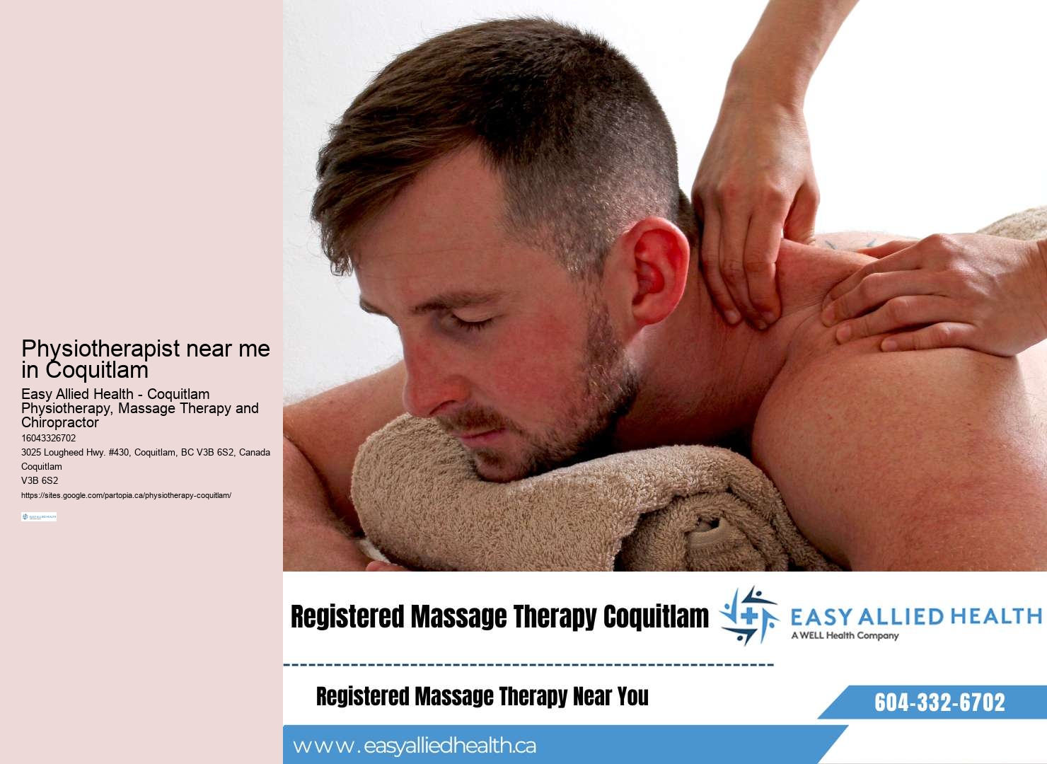 Innovative pain clinic specializing in physiotherapy Coquitlam