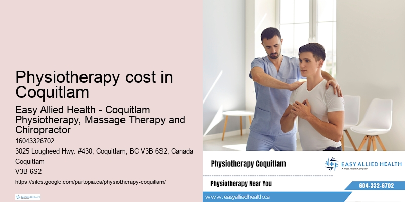Physiotherapy cost in Coquitlam