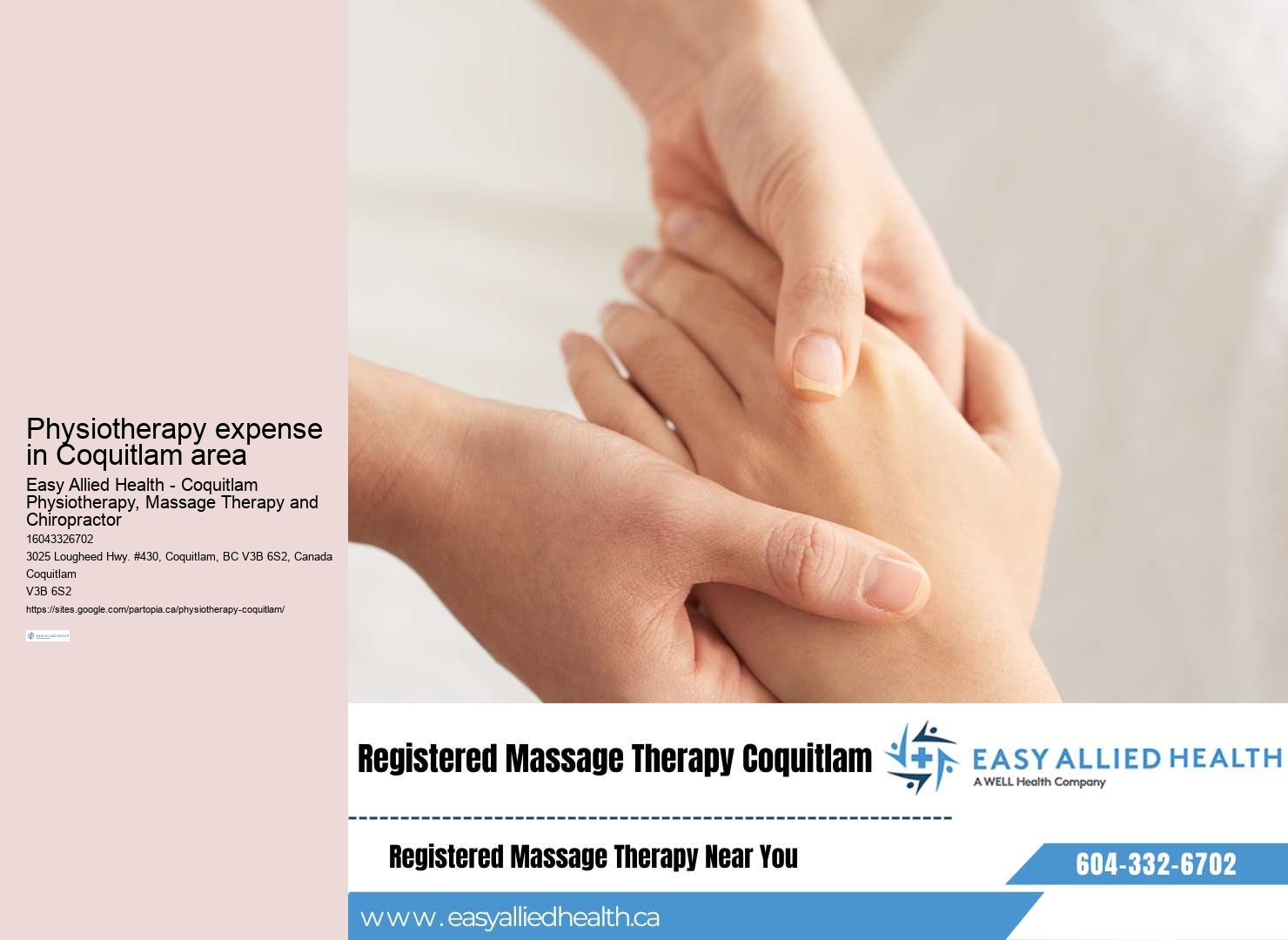 Coquitlam Physiotherapy for whiplash injuries