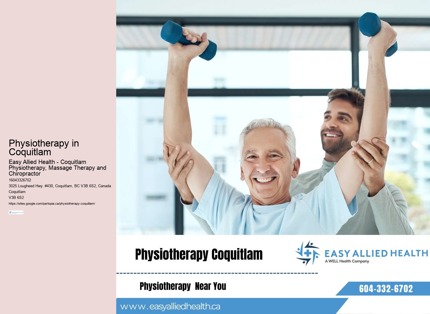 Injury recovery program in Coquitlam