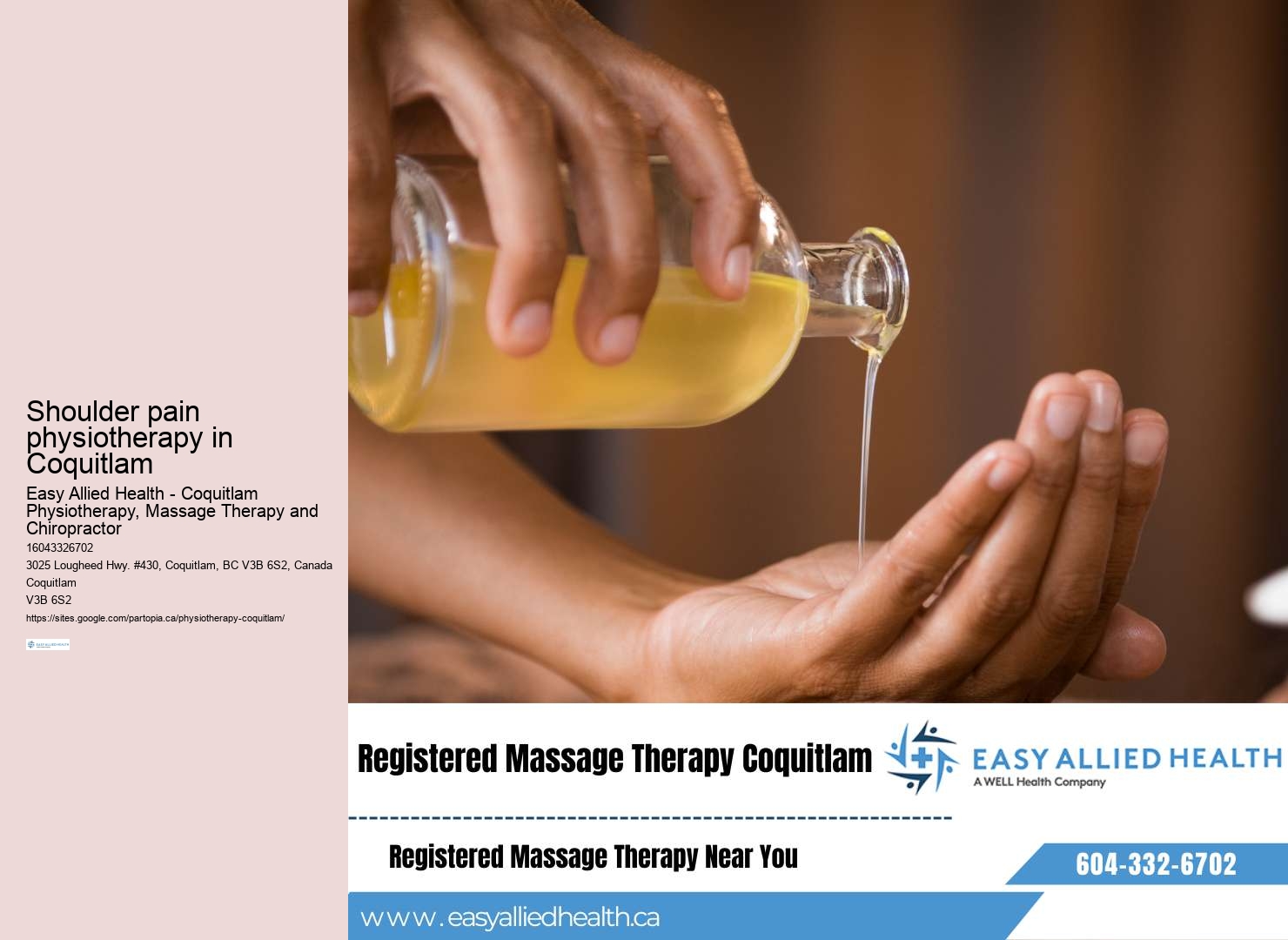 Coquitlam Physiotherapy for bursitis