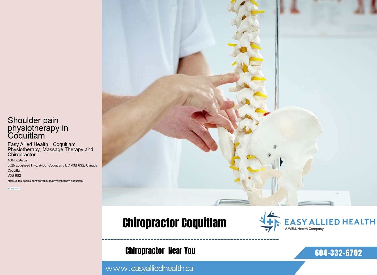 Comprehensive physiotherapy solutions Coquitlam