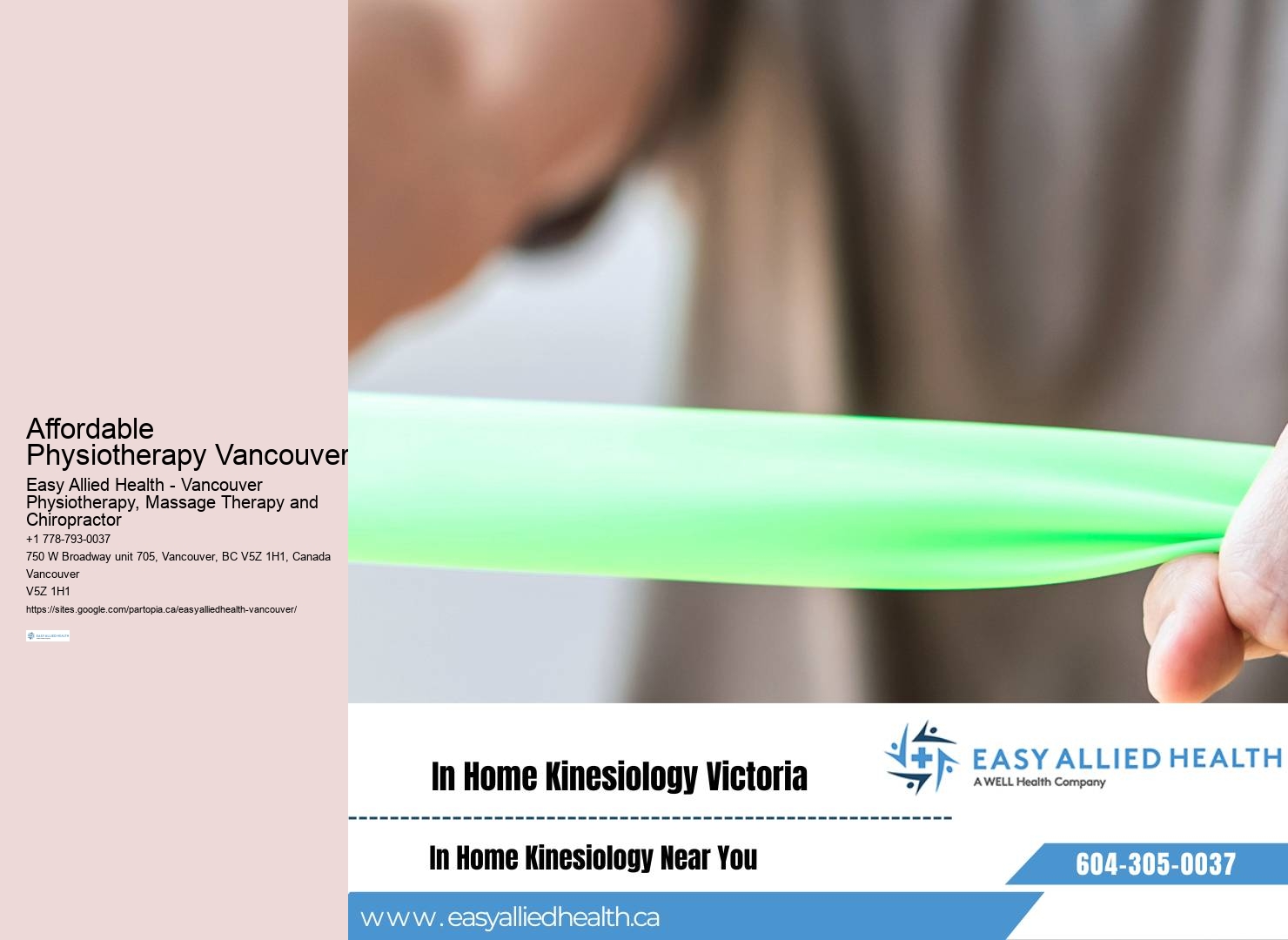 Neurological physiotherapy techniques Vancouver