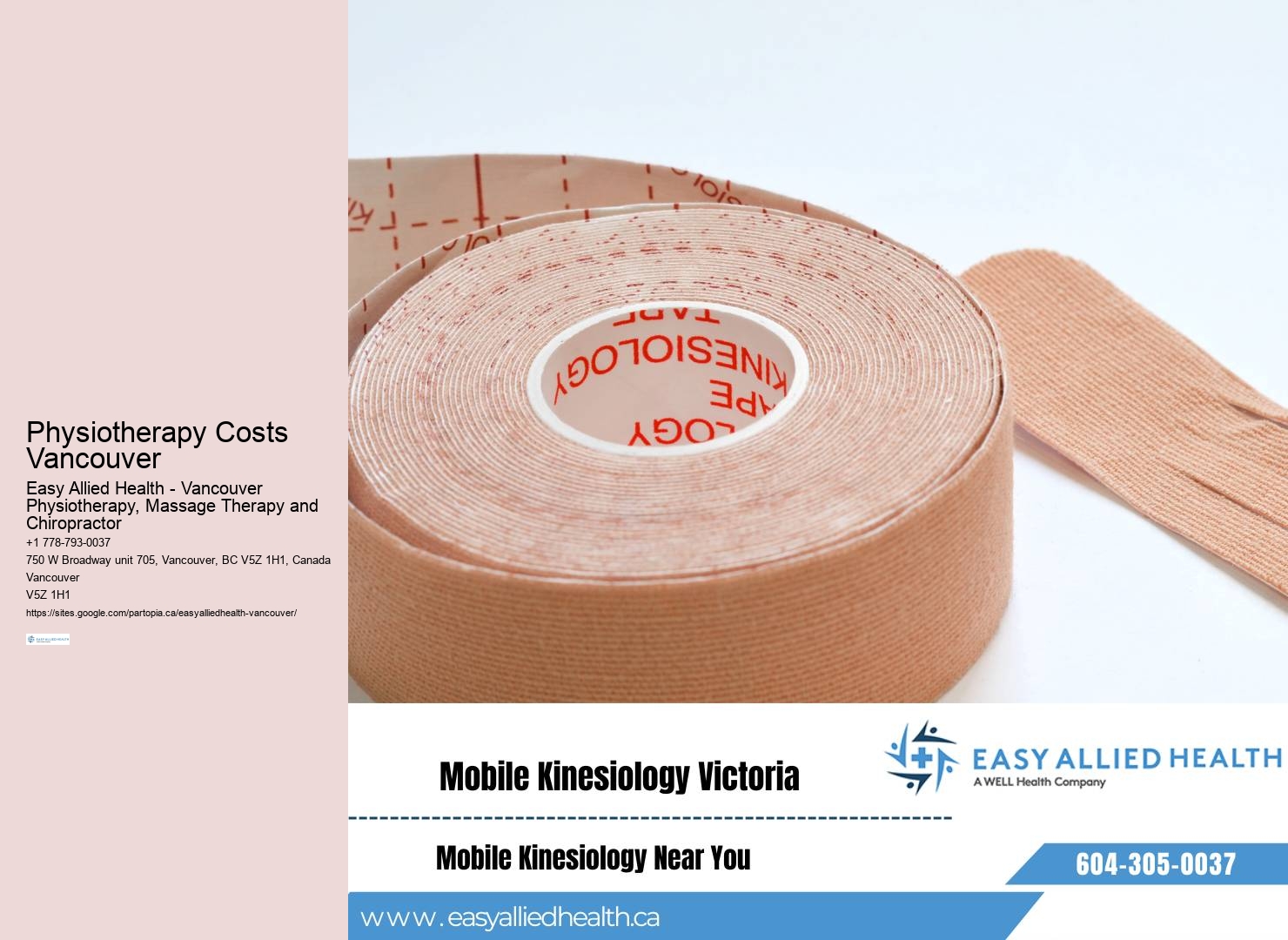 Vancouver physiotherapy for postural issues