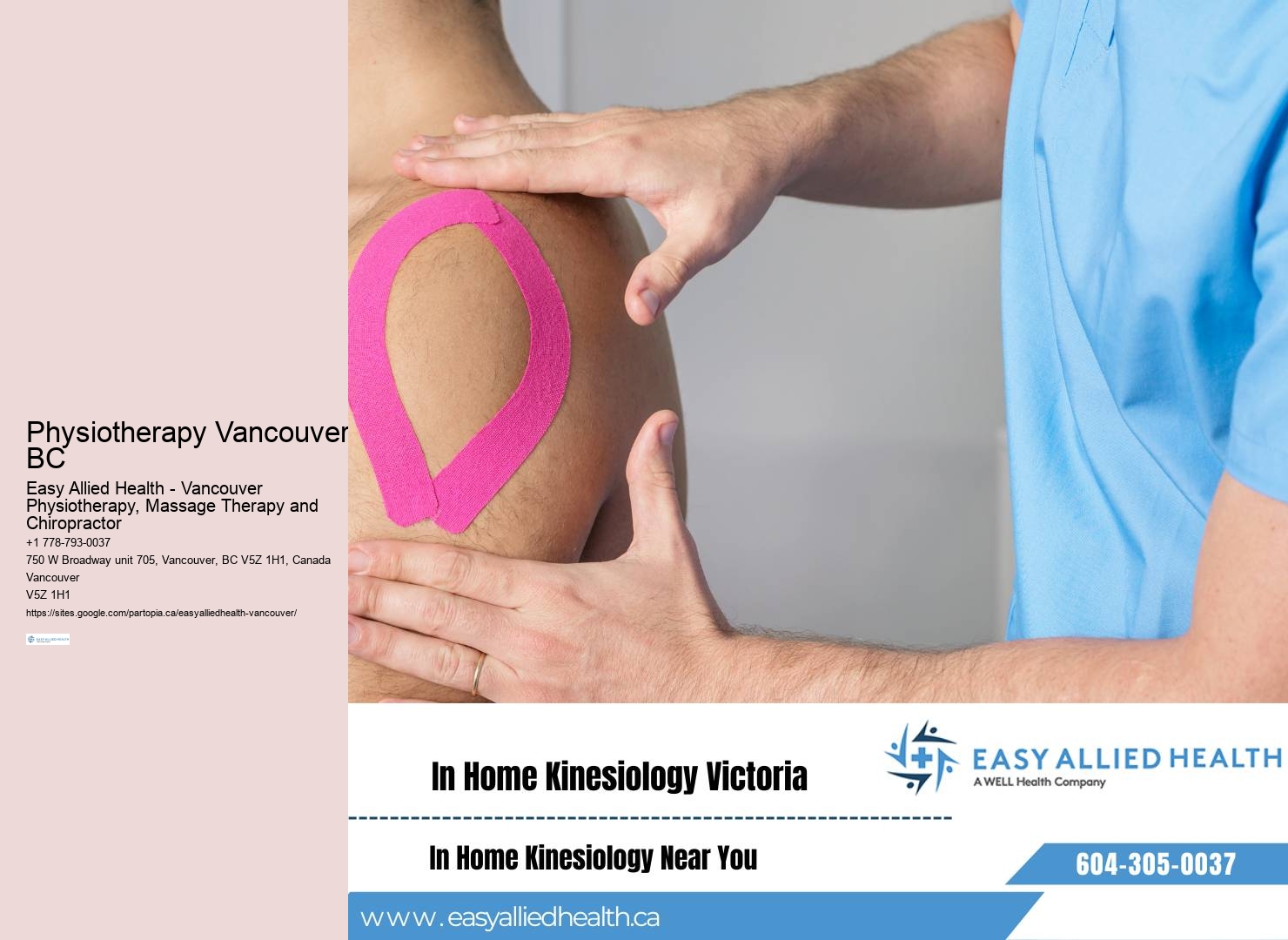 Cost-effective physiotherapy in Vancouver