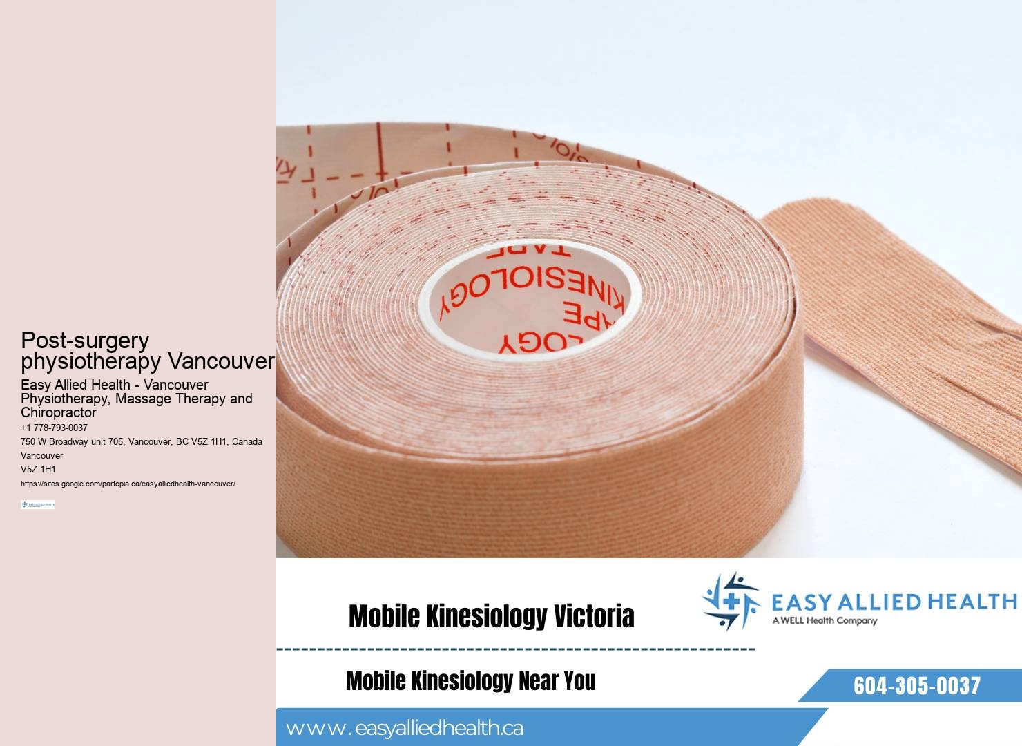 Vancouver physiotherapy for overall health