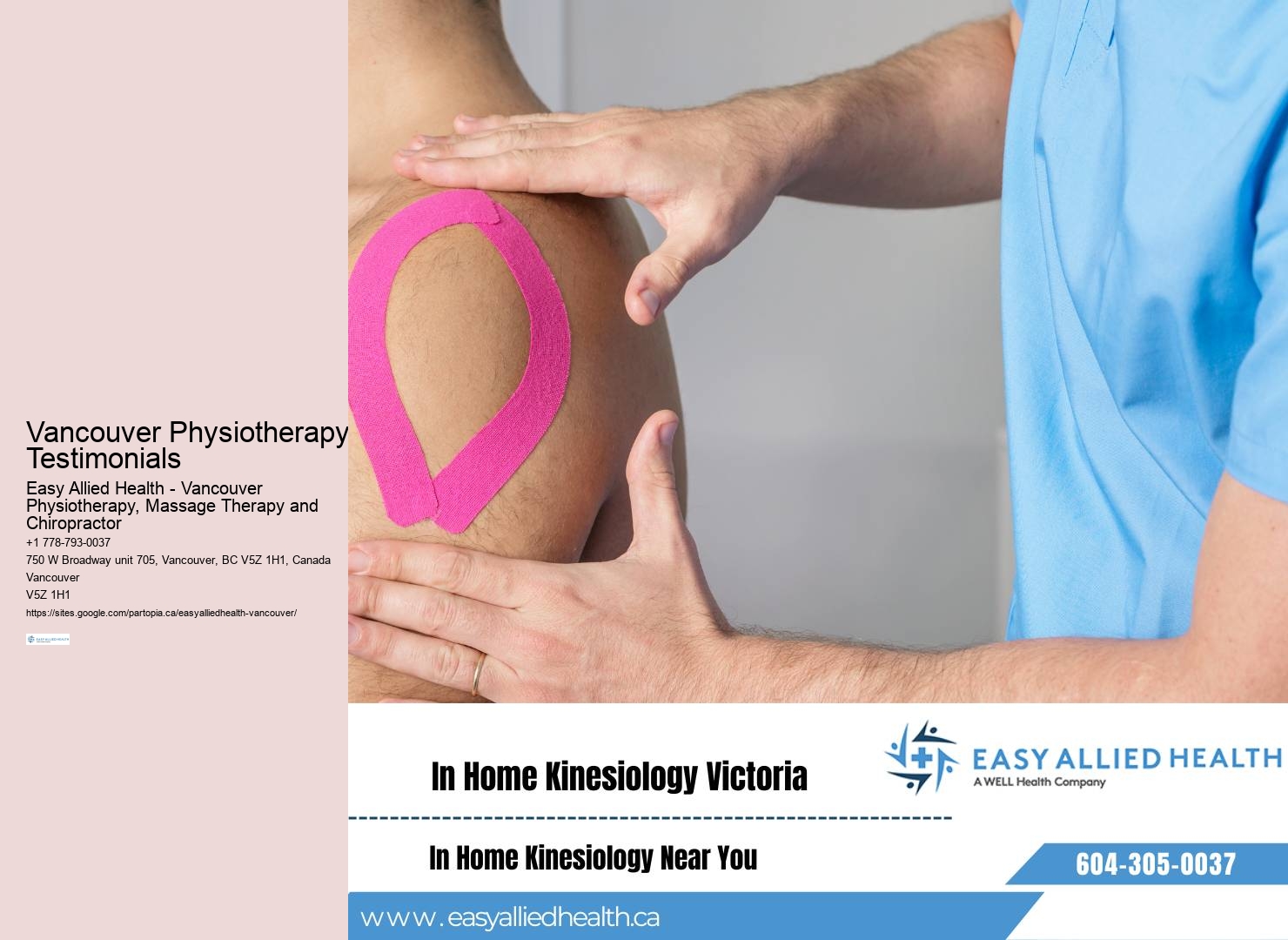 Vancouver physiotherapy for strains