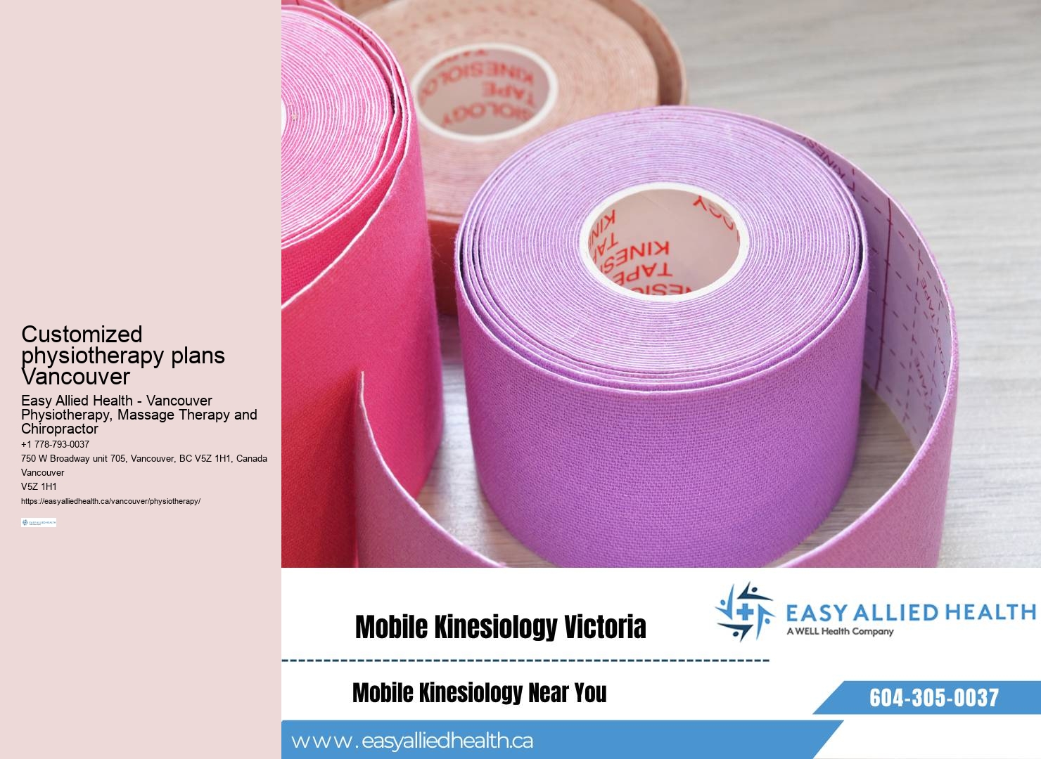 Physiotherapy for post-surgery recovery Vancouver