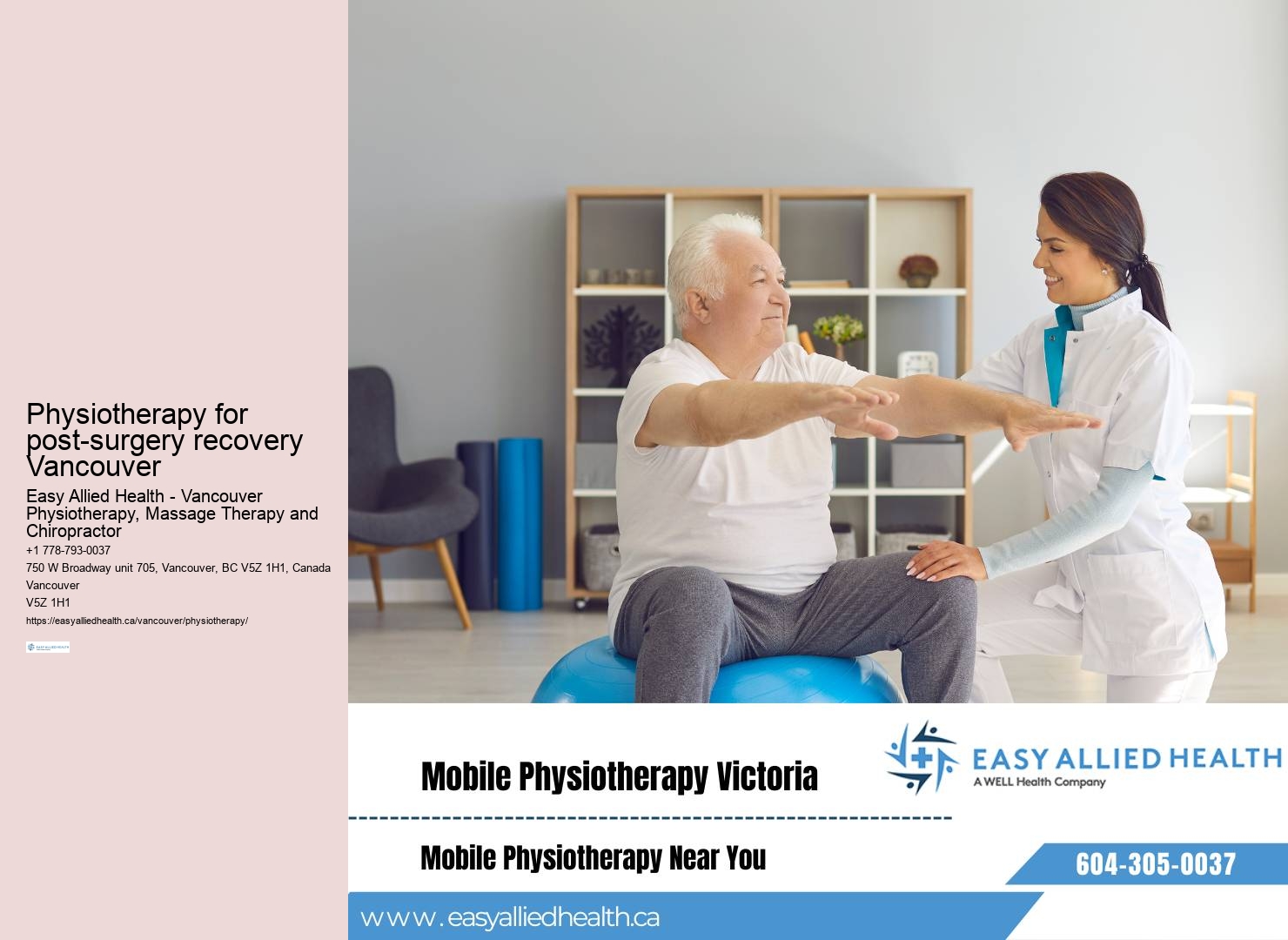 Specialized physiotherapy services in Vancouver