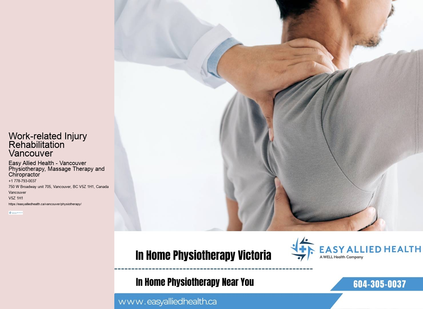Vancouver physiotherapy for shoulder pain