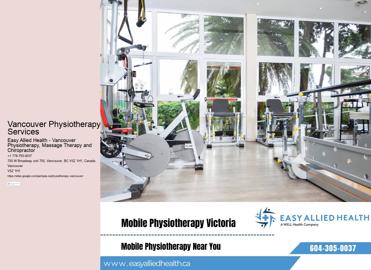 Antenatal physiotherapy Vancouver