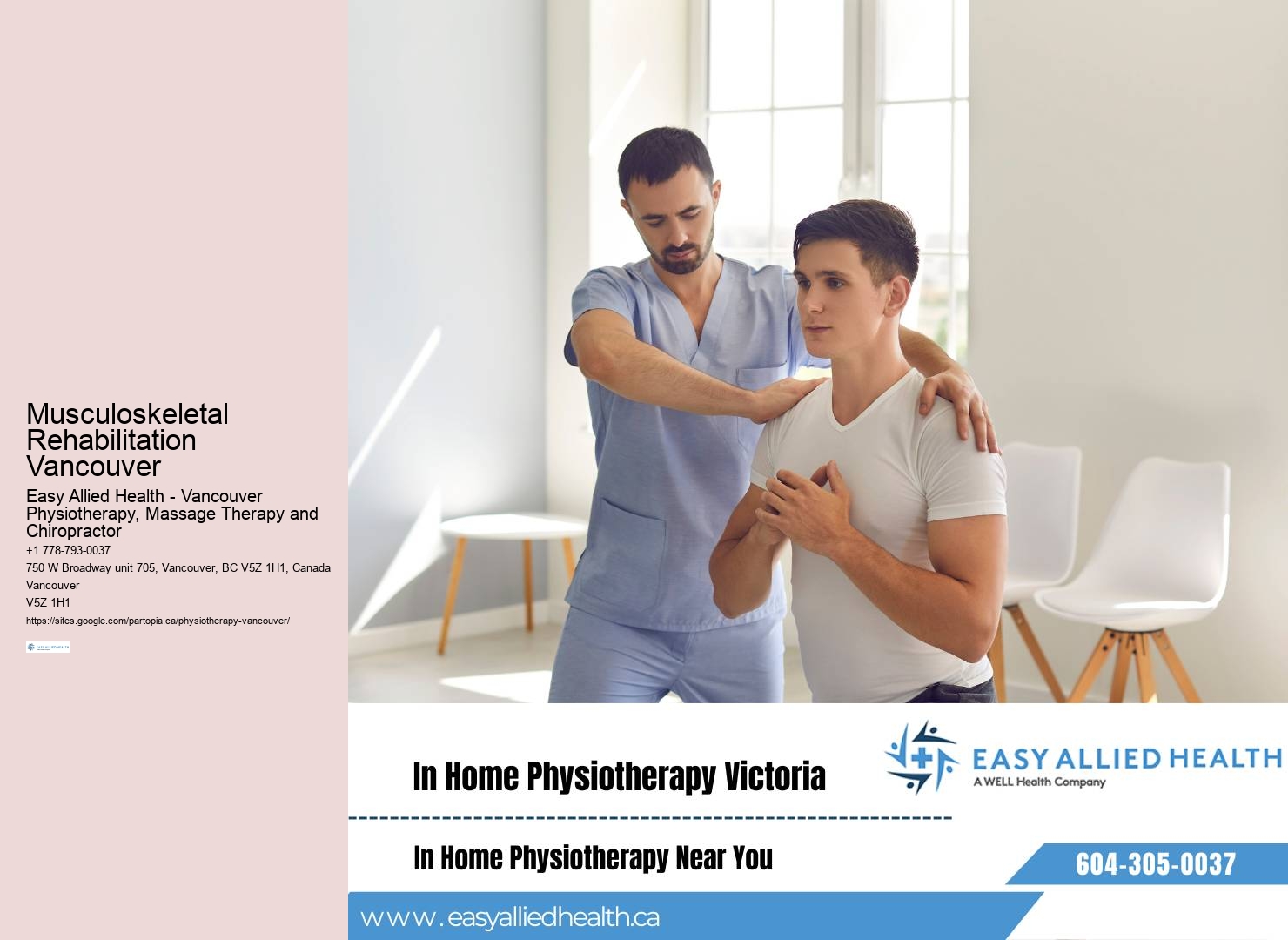 Physiotherapy for post-surgery recovery Vancouver