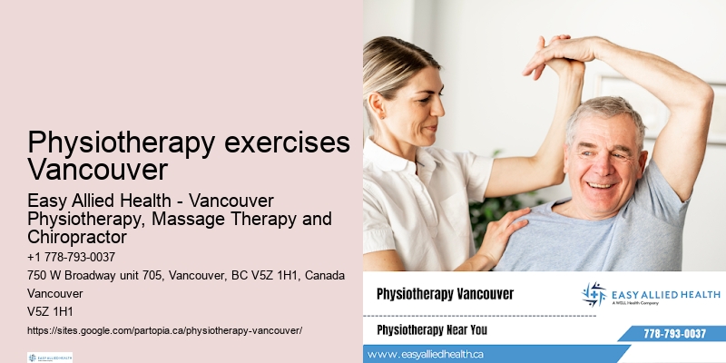 Physiotherapy exercises Vancouver