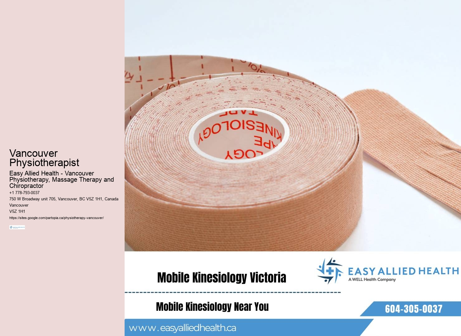 Vancouver physiotherapy assessment