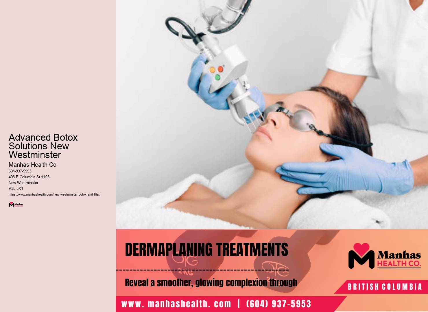Refreshed facial appearance in New Westminster