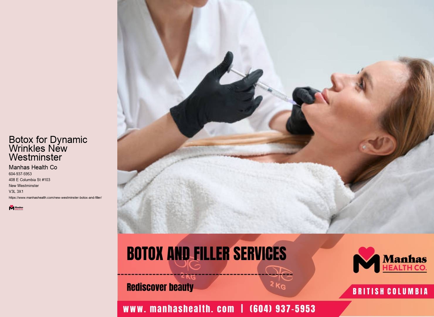 Reduce wrinkles with Botox in New Westminster