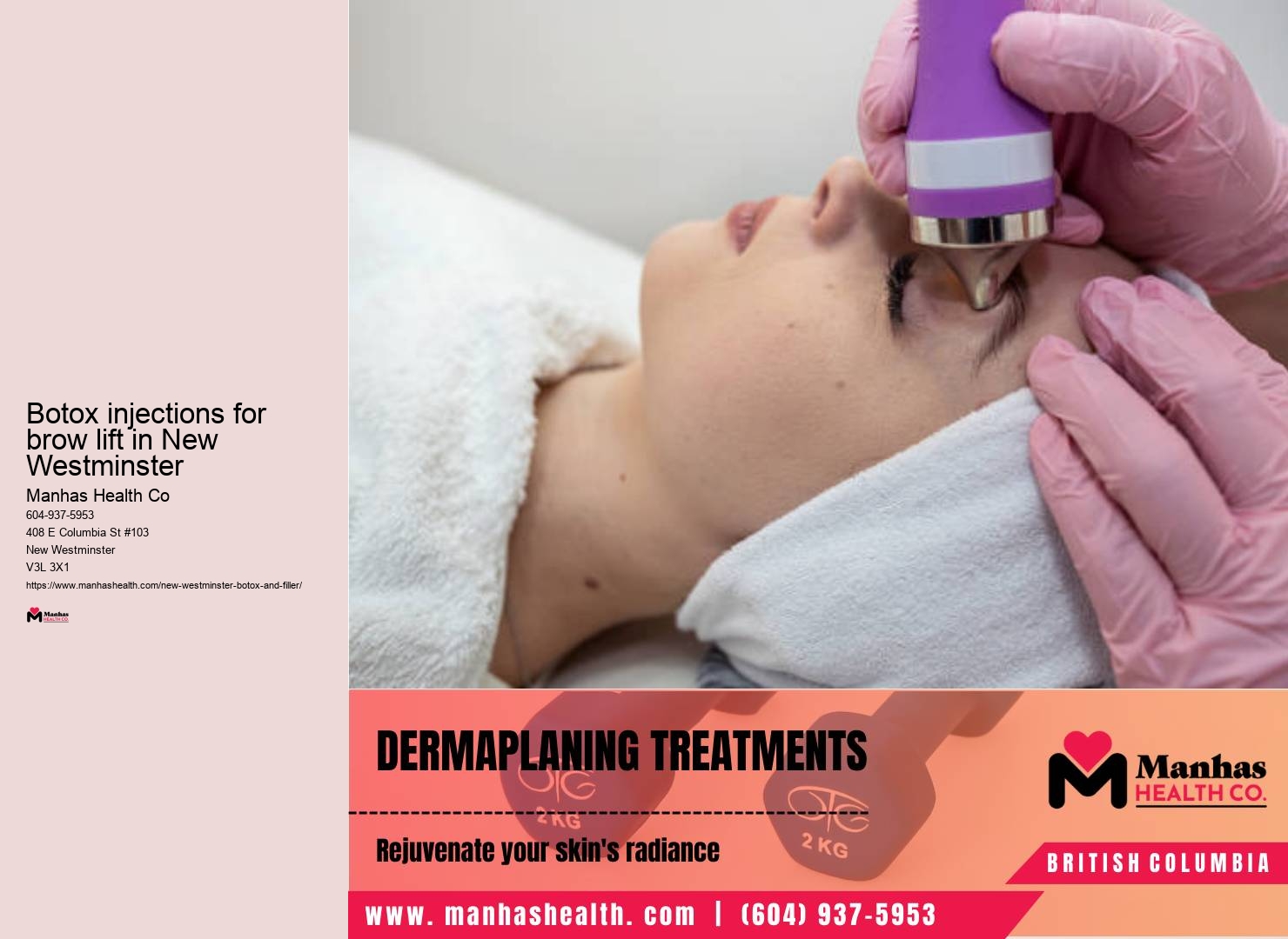 Customized facial enhancements New Westminster