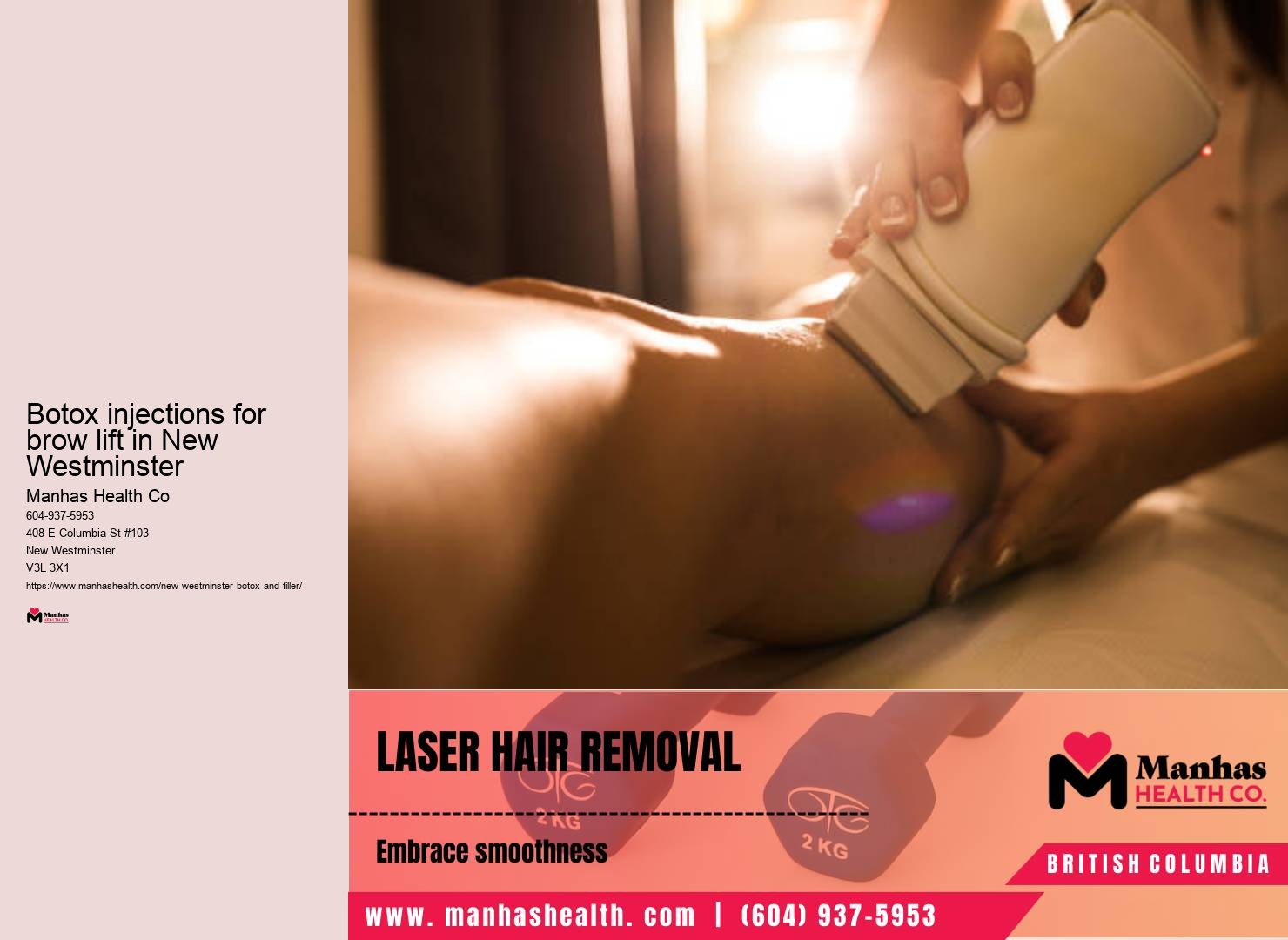 Custom Botox Solutions in New Westminster
